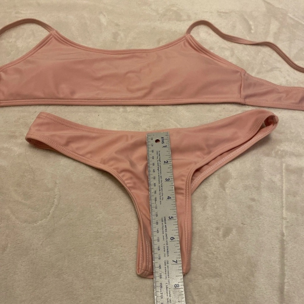 SHEIN Light Dusty Pink Bikini Set - Picture 14 of 15